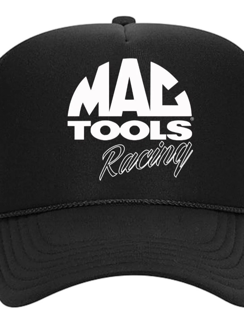 Mac Tools Racing Hat Cap Vintage Trucker Style Mesh Snapback Foam Front